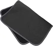 PENIKOKO Reusable Washable Dog Pee Mat Training Pad for Small Dogs Cats Soft Durable Absorbent for Pet Crates Playpens Deep Grey Color