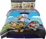 Franco Kids Bedding Super Soft Comforter and Sheet Set, 5 Piece Full Size, Paw Patrol
