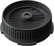 Flow Control Filter Cap, No Drip Filter Cap for AeroPress Portable Coffee Press, Specialty Coffee Maker, Black