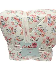 Cath Kidston Daisy Bouquet Cottage Floral King Size Comforter 3 Pc Set Pink NEW