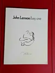 Vintage Beatles John Lennon's Bag One Program Lee Nordness Galleries Exhibit NEW