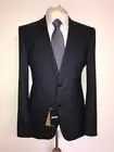 HUGO BOSS - Mens Slim Fit BLUE Weave WOOL SUIT - 38 Reg - W32 L32 - BNWT £645