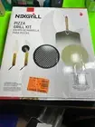 Nexgrill Pizza Grilling Cutting Kit Stone Peel Spatula 14" Cordierite 5-Piece