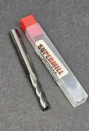 SUPERMILL USA! .260" Solid Carbide End Mill 5/16" Shank 1" LOC 3" Machinist