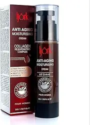 [ljörk] Aust - Anti Aging Moisturiser For Men | Hyaluronic Acid Anti Wrinkle Cream for Face, Neck and Hands | Collagen Peptides, Vitamin A, C and E to Reduce Fine Lines & Rehydrate Dry Skin