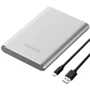 1TB Portable External Hard Drive, USB3.1 Gen 1 Type C Ultra Slim 2.5'' HDD St...