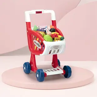 兒童購物車 購物車兒童玩具女孩廚房超市小手推車過家家禮物2-3歲【MJ191233】