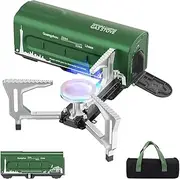 Solohike Portable Camping Stove Camping Cassette Stoves with Carrying Bag for Outdoor Cooking Pincnic Backpacking Hiking (Dark Green)