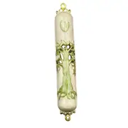 Jewish Mezuzah Case for Door, Modern Blessing Scroll Religious House Wall Art, Easy to Install Home Decor Durable Craft Plaque Style F