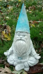 Latex gnome mold plaster cement casting concrete rubber elf mould 9"H x 5.5"W