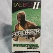 VHS TAE BO II Instructional Workout Billy Blanks Get Ripped TaeBo 2 Fitness NEW