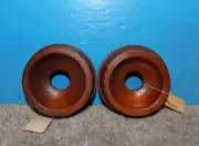 2 1920's Wood Spools for Variometer Coil Winding NOS DIY Breadboard Radio