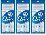 Q-tips Cotton Swabs For Beauty And First Aid And Baby Care 375 Each Pack Of 3
