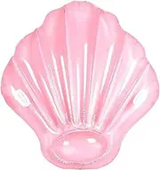 Swimming Floaty Pink Shell Shape Inflatable Pool Float PVC Inflatable Float Beach Fun Birthday Gift Inflatable Tubes Floaties Toys for Adults Ergonomic LWX