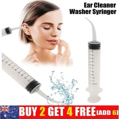 Ear Wax Removal Set with Ear Washing Syringe Ear Irrigation Cleaning Kit LR