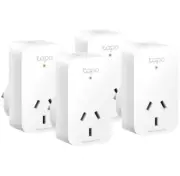 TP-Link Tapo Smart Plug 4 Pack Compact Design Remote Controlled New