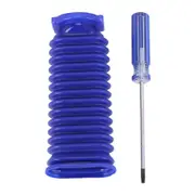for Dyson V6 V7 V8 V10 V11 Soft Velvet Roller Suction Blue Hose Replacement for Home Cleaning Vacuum