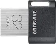 Samsung MUF-256AB/APC Fit Plus USB Drive, Gunmetal Gray, 256GB, USB3.1, Read/Write Up to 300MB/s/80MB/s, 5 Years Warranty