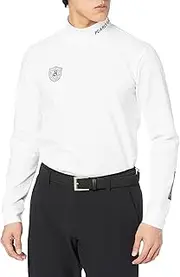 PEARLY GATES(パーリーゲイツ) Parly Gates 053-3266901 Men's Long Sleeve Mock Neck Shirt (Diamond Mesh: Antibacterial Material and Stretchability) / Golf Inner