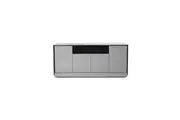 HomeStar Lunar Sideboard Buffet Unit Storage Cabient Spanish Ceramic Marble-Looking - White
