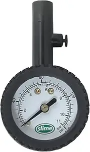 Slime 10-160 psi High Pressure Dial Tire Gauge