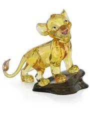 SWAROVSKI CRYSTAL THE LION KING SIMBA FIGURINE 5681811.NEW IN BOX.