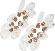 Gadpiparty 48Pcs Tiny Glass Wishing Bottles with Cork Stoppers Mini Jars for DIY Decorations for Collecting Memorable Items Glass Design