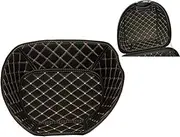 for SHAD SH26 Trunk Case Liner Luggage Box Inner Container Lining Storage Box Trunk Pad Waterproof Leather Pad Storage Box Linin Motorbike Tail Box Liner(Black Upper Pad)