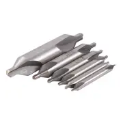 6 PCS HSS Combined Center Drills Bit Set Countersink 60 Degree Angle 5/3/21065
