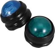 2pcs Resin Massage Ball Rollers Full Neck Back Legs Feet Massager for Athletes Home