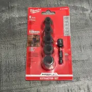 Milwaukee Shockwave 6pc, Impact Extractor Set 48-32-8000 NEW