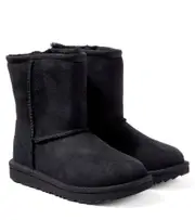 [UGG Kids] UGG Kids Classic II suede boots UK 13 black