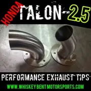 HONDA TALON 1000R 2.5 INCH 45° DEGREE PERFORMANCE STAINLESS EXHAUST TIP