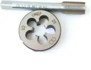 1/2-28UNEF HSS Tap And Die,CNC Machine Thread Tap + Round Thread Die Right Hand
