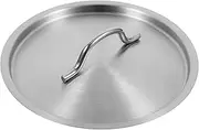 SHOWERORO Replacement Pot Cover Stainless Steel Lid for Cast Iron Frying Pan Skillet Easy to Use and Portable Handle