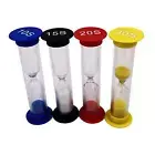 4 Pieces Sand Timer, Hourglass Sand Clock Timer, Colorful Sandglass Sand Timer