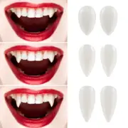 3 Pairs Vampire Dentures Man Woman Fangs for Cosplay Adult Costume