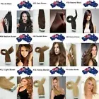 AU CLEARANCE Tape In On Russian Remy Human Hair Extensions Skin Weft Highlight