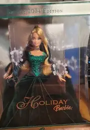 Barbie 2004 Holiday Barbie NRFB Mattel #B5848