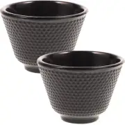2 Pcs Stainless Tea Infuser Cast Iron Teacup Coffee Cups Teapot