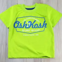 在飛比找蝦皮購物優惠-加拿大oshkosh螢光綠短袖上衣4/5t