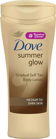 Dove Summer Glow Body Lotion Medium To Dark Skin, 400ml