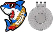 2thpart Shark Golf Ball Marker with Magnetic Hat Clip, Funny Golf Gifts for Men Women, Golf Accessories