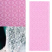 Silicone Flower Lace Fondant Embossed Mold Sugarcraft Cake Decorating Mould Tool