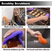 Scrubby Scrubbers Silicon Sponge Better Than Sponge Cleaning Mildew-free