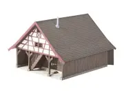 Noch 66715 HO Agricultural Outbuilding Laser-Cut Building Kit