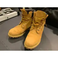 在飛比找蝦皮購物優惠-真品九成五新Timberland 10061經典款防水黃靴8