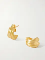 [Completedworks] Completedworks - Recycled Gold Vermeil Hoop Earrings - One size One size Gold