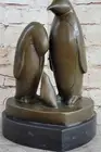 Art Deco Hand Made Penguin Penguins Bird Alaska Hot Cast Sculpture
