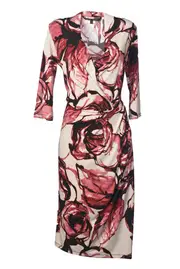 Exquisite Red Wine Jersey Dress--CHA-700B110D
